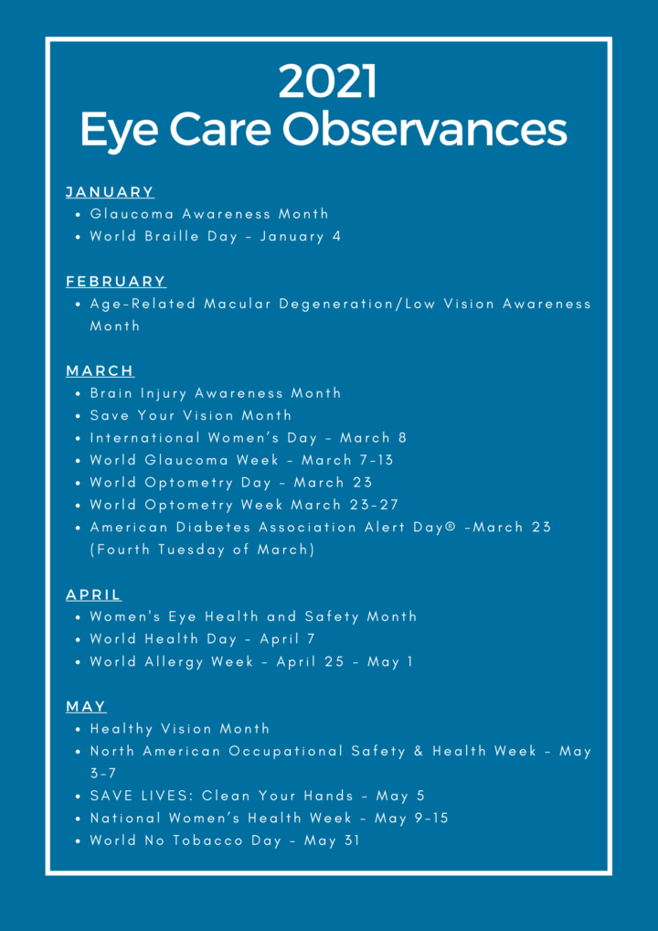 Eye Care Observances World Council of Optometry