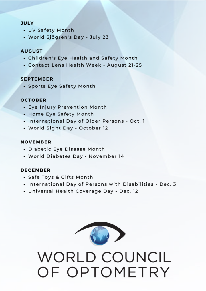 Eye Care Observances World Council of Optometry