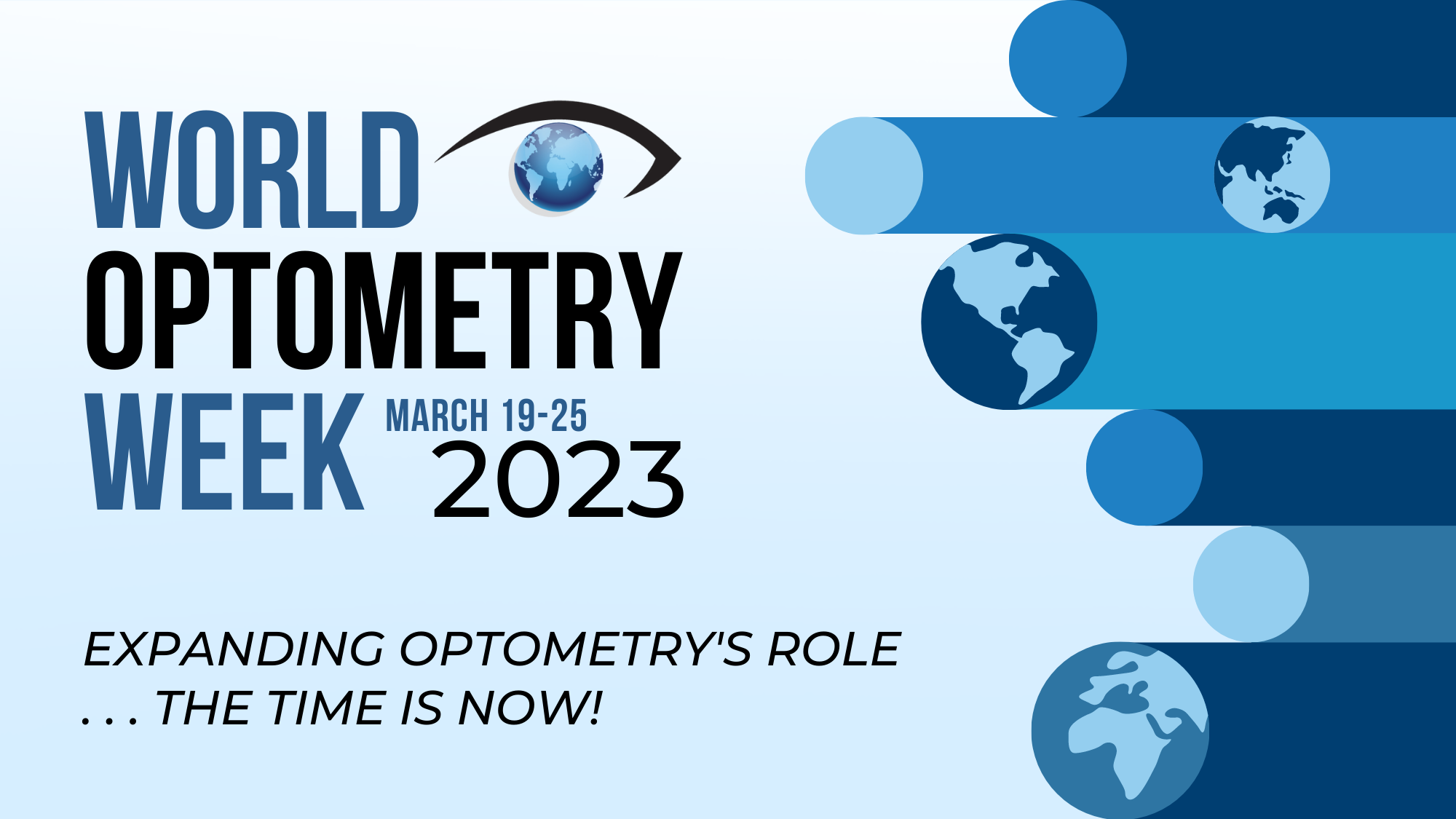 News Release World Council of Optometry Announces Theme for 2023 World
